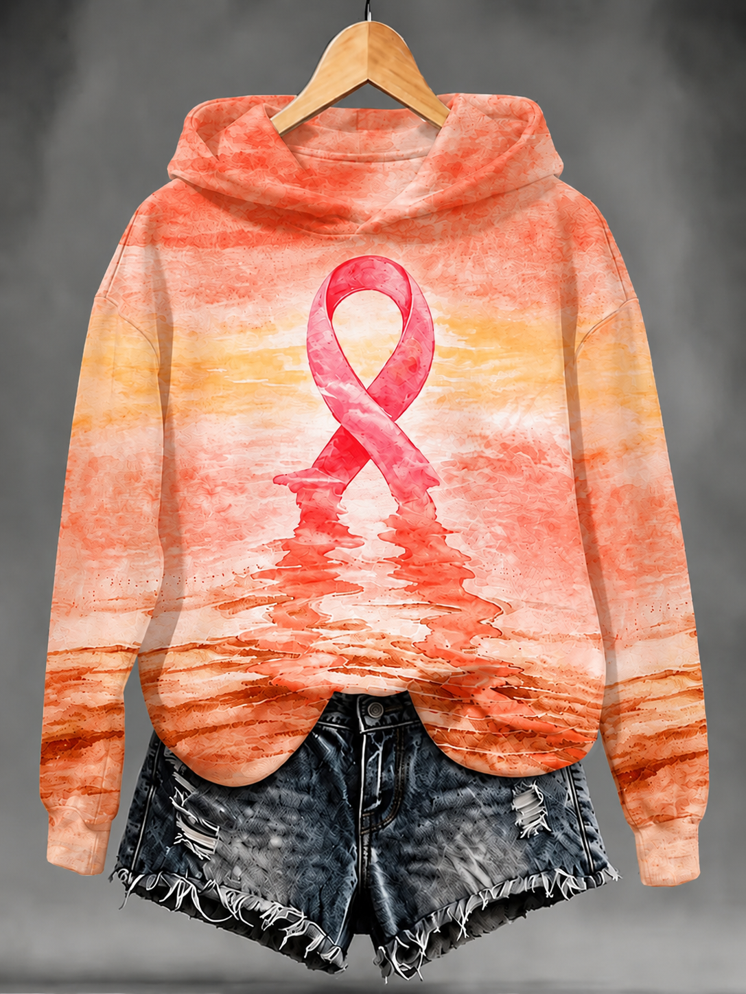 Women'S Breast Cancer Regular Sweatshirt