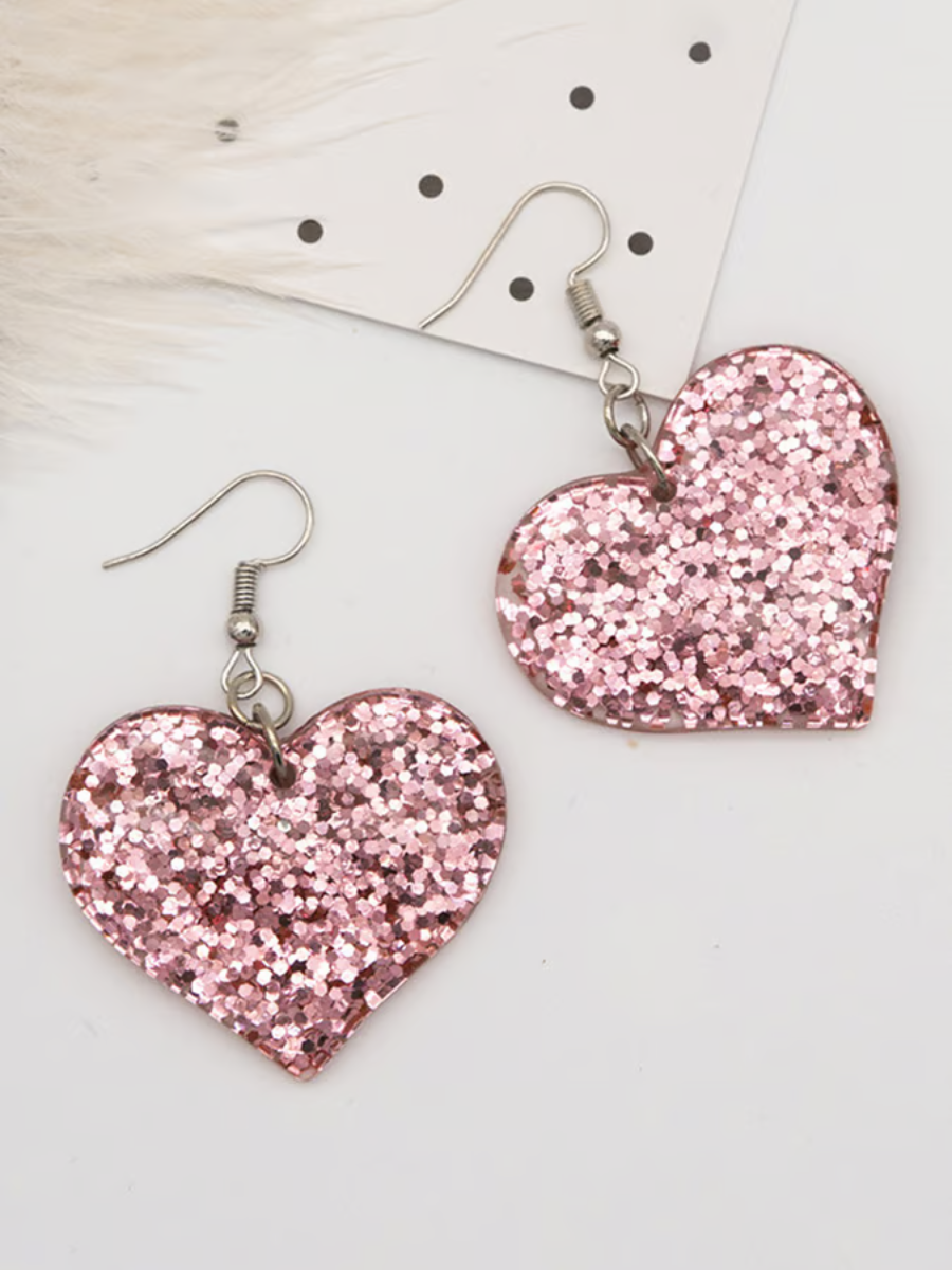 Breast Cancer Promotion Rhinestone Earrings