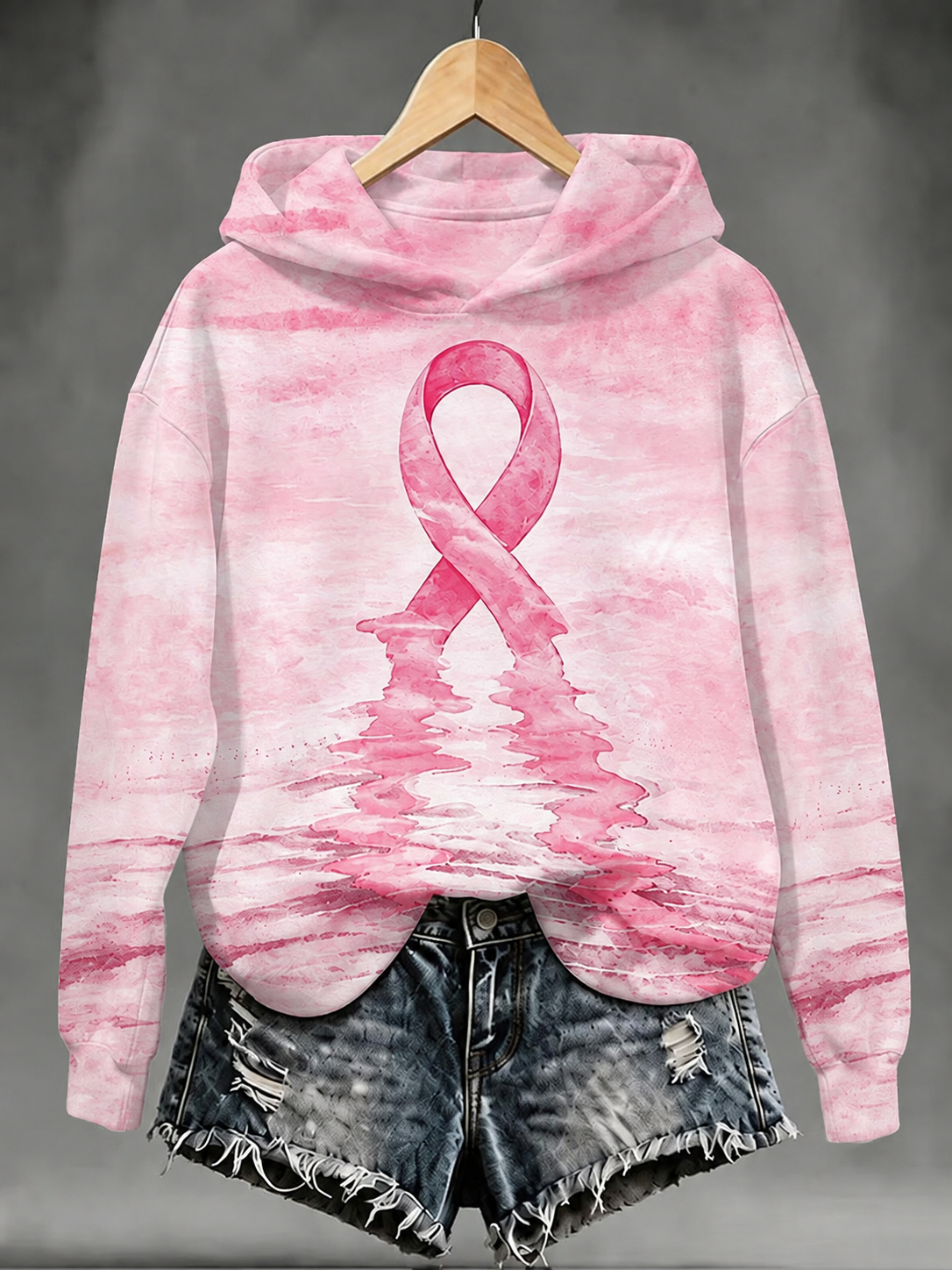 Women'S Breast Cancer Regular Sweatshirt