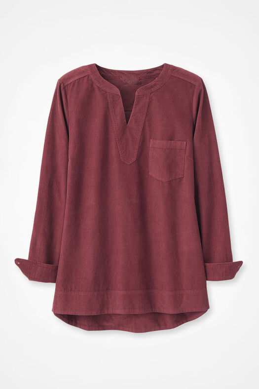 Corduroy Popover Top