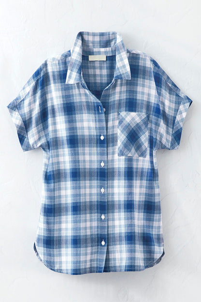 Riverside Plaid Top