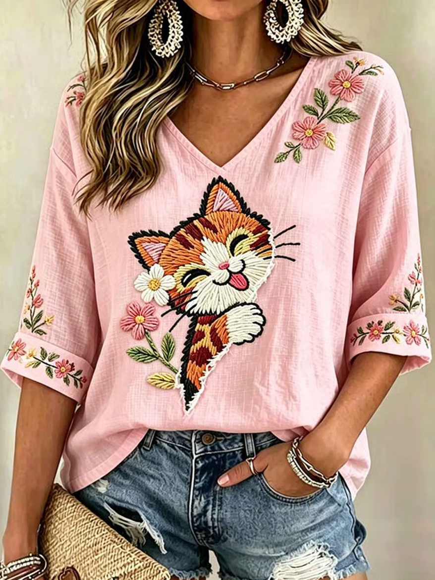 Women's Casual Printed Top