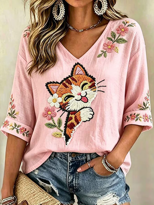 Women's Casual Printed Top