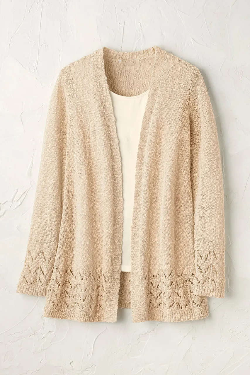 Pointelle Intrigue Cardigan