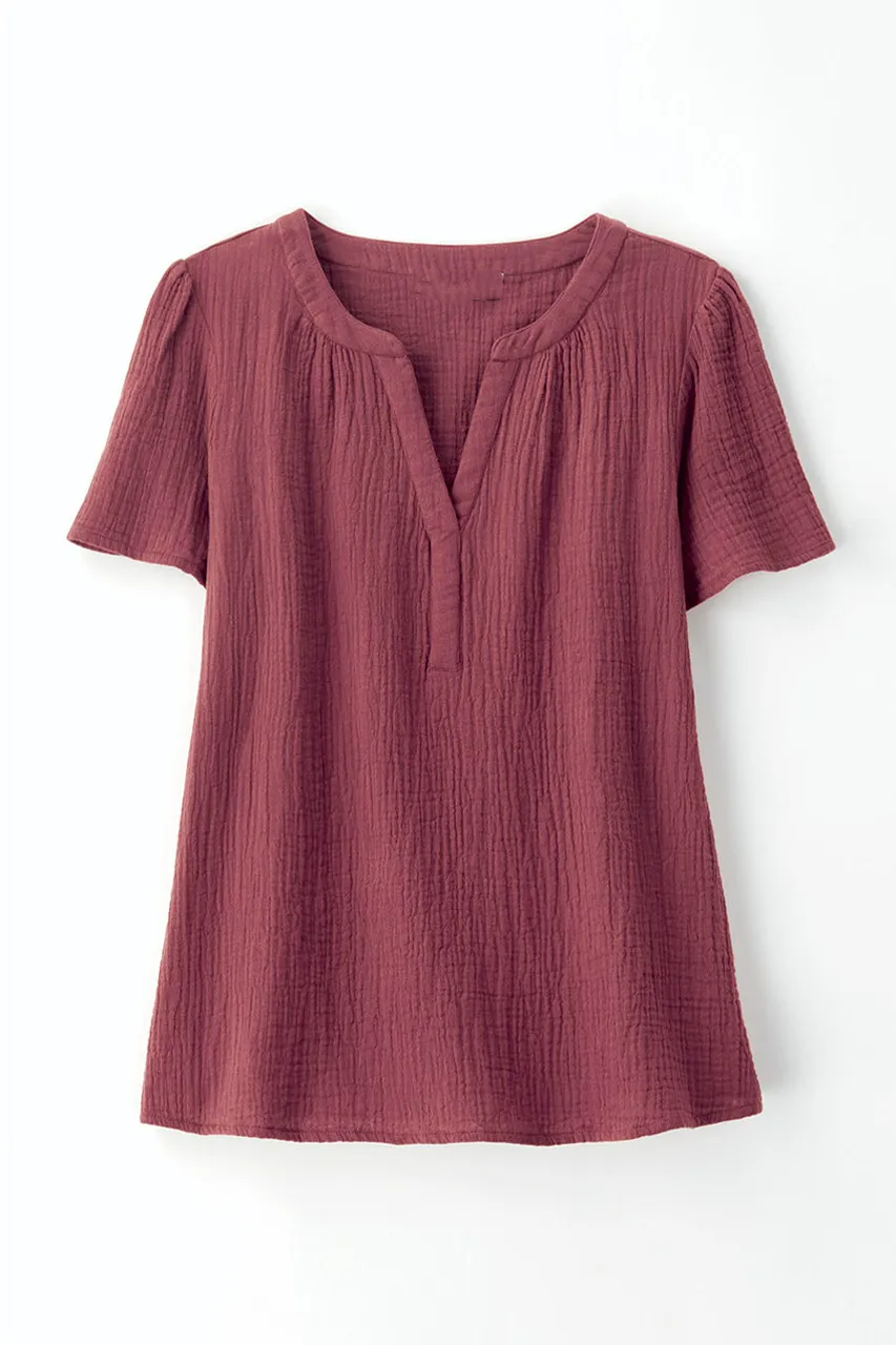 Summer Breeze Flutter Sleeve Top