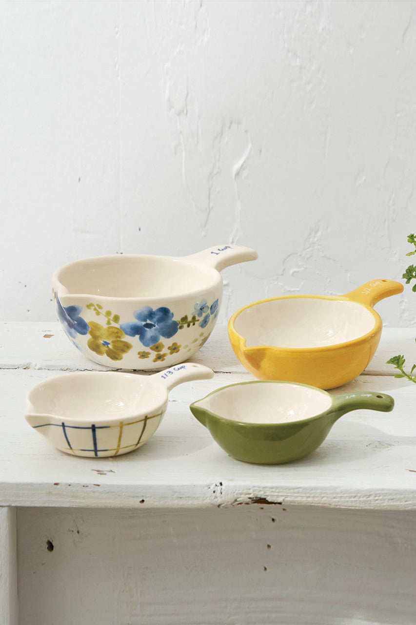 Hand-Painted Measuring Cups