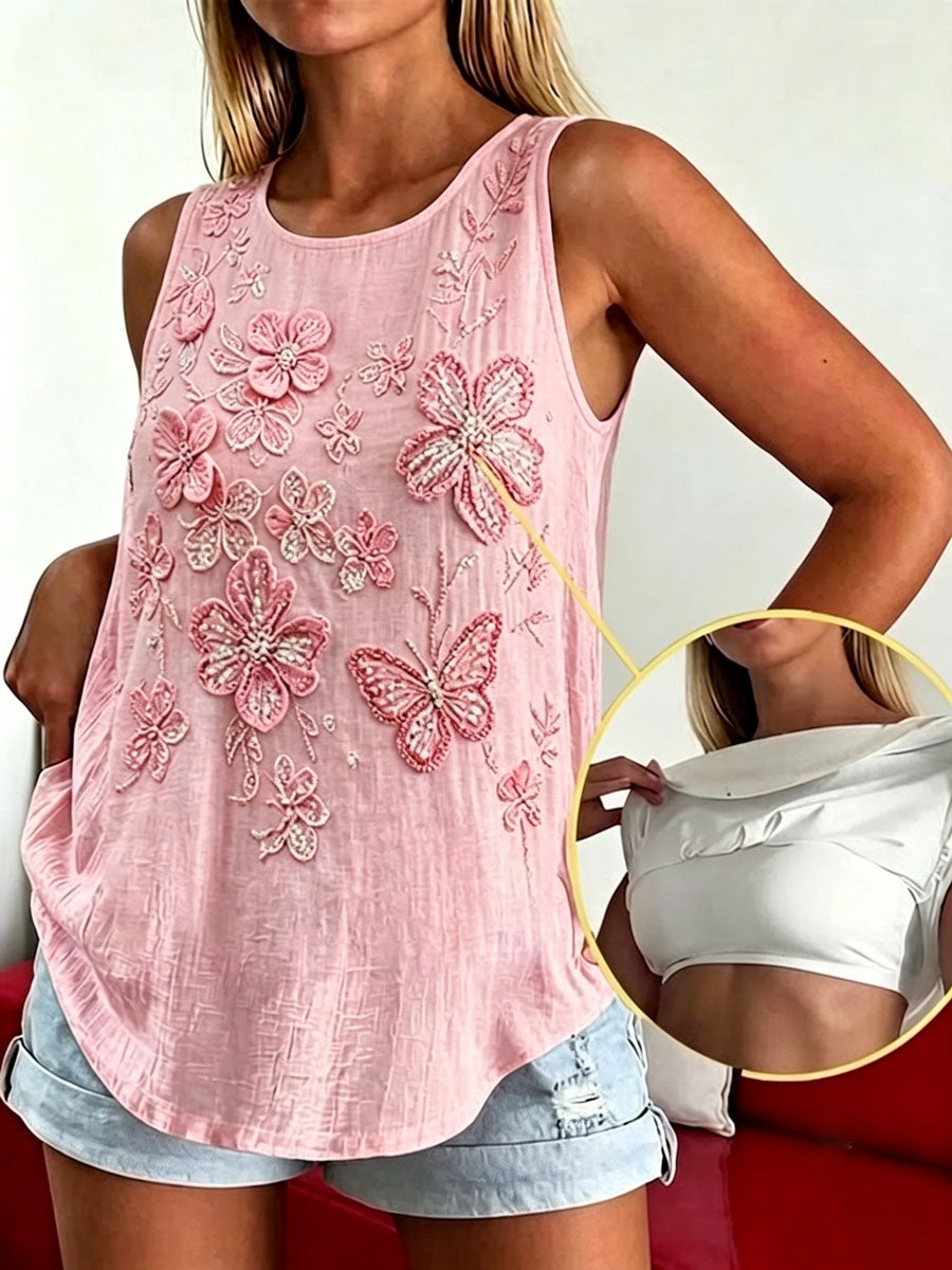 Women'S Breast Cancer Awareness Art Print Vest