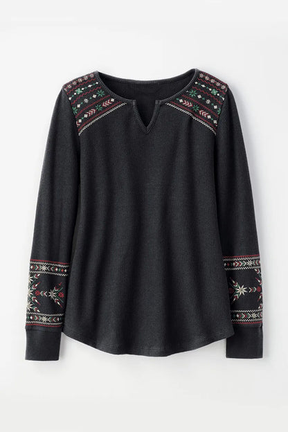 Wintertide Waffle Tee