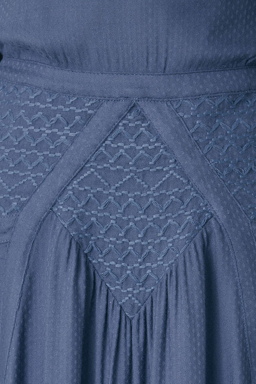 Boho Rhapsody Embroidered Dress
