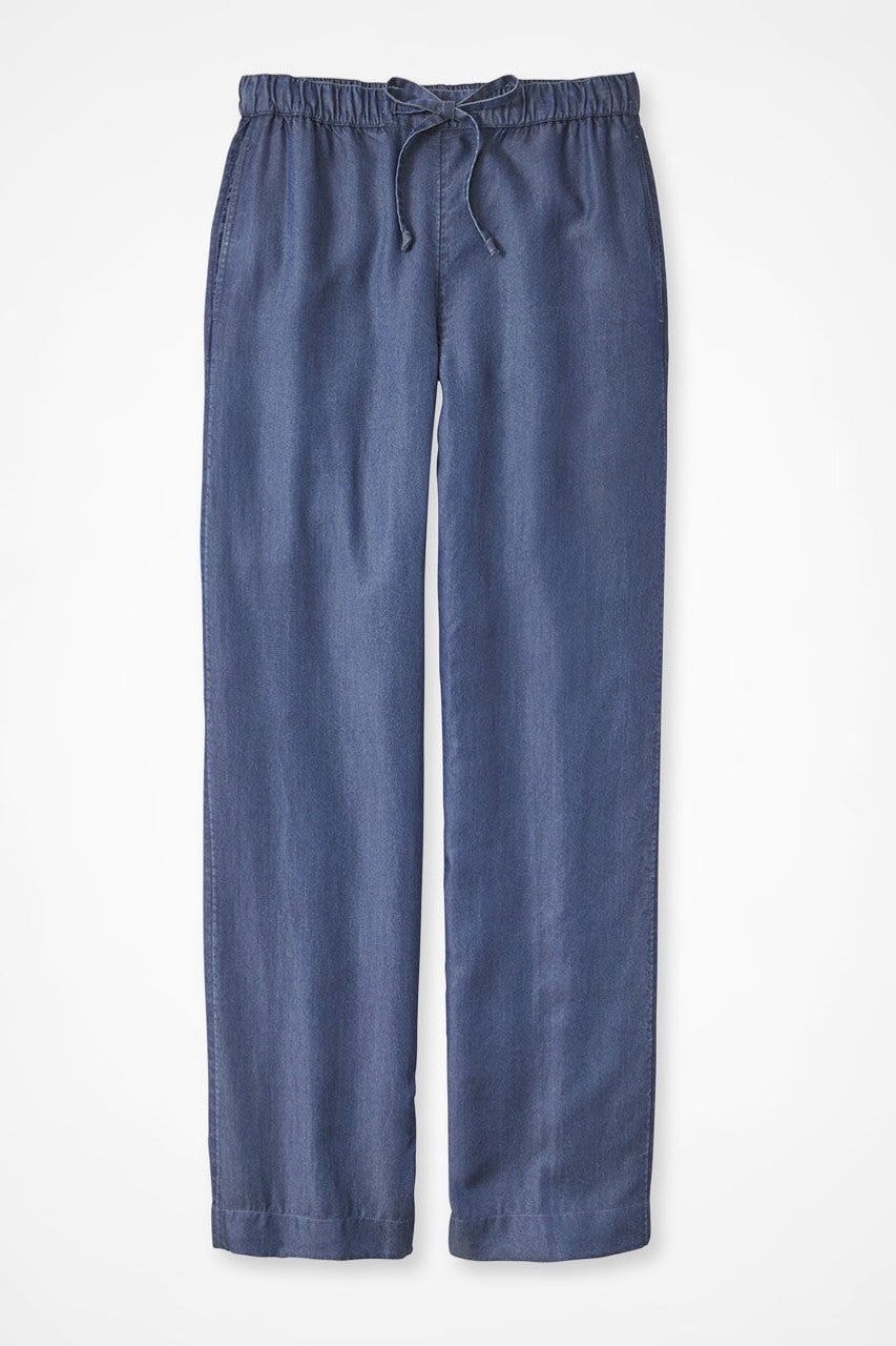 Wide-Leg Cotton/TC Pants