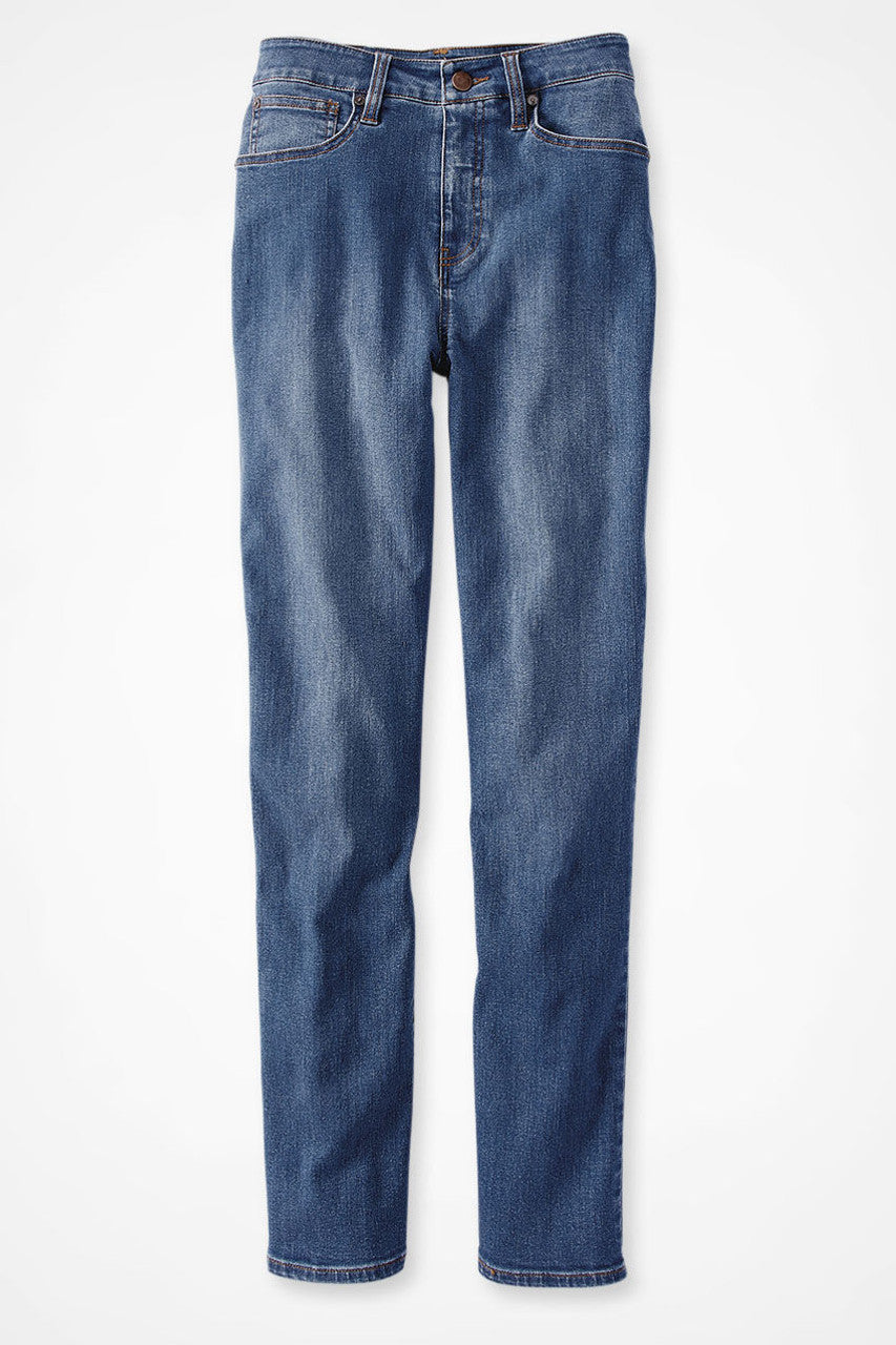 High Rise Straight-Leg Jeans
