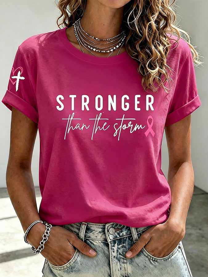 Women's Breast Cancer Faith T-Shirt