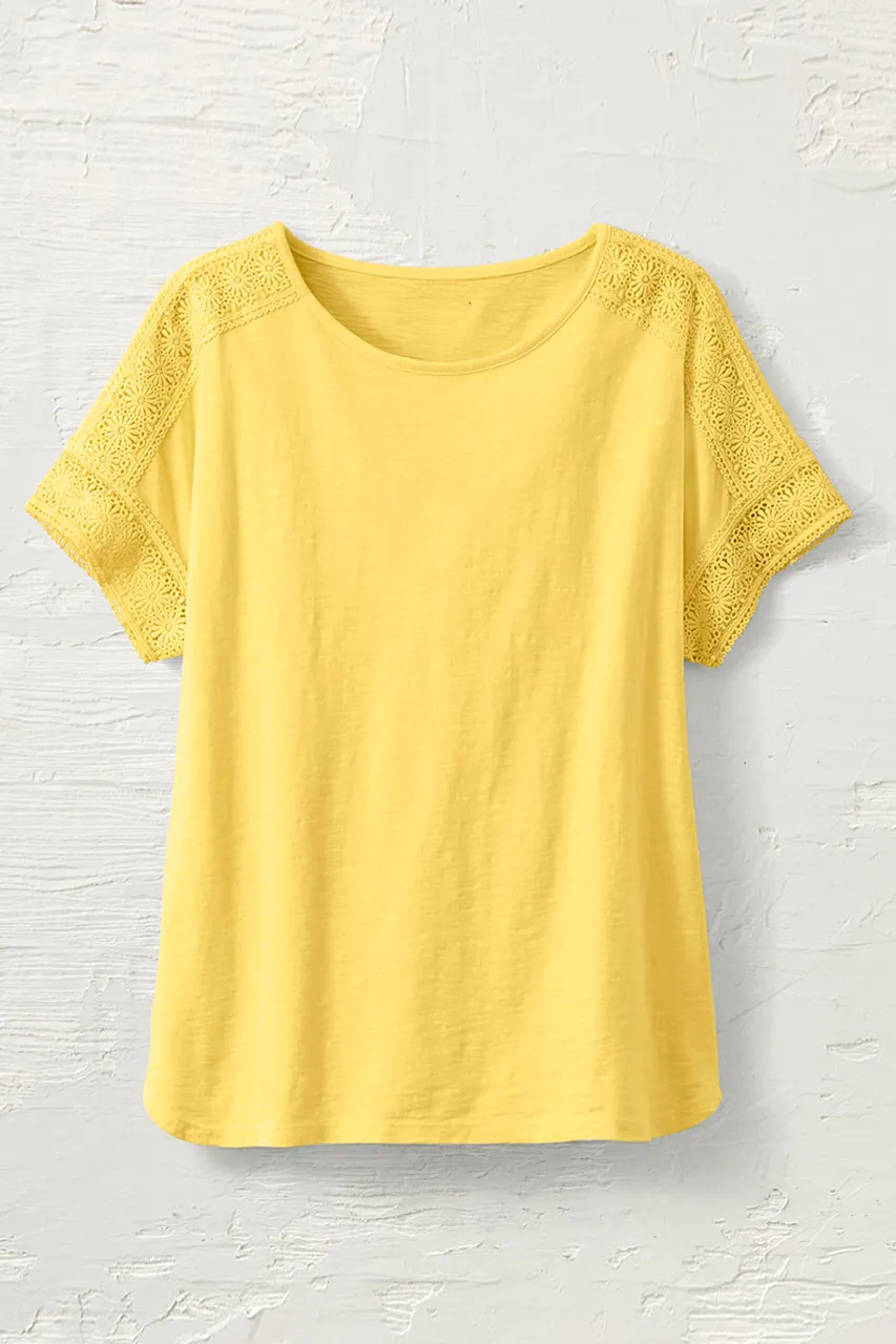 Little Lace 100% Cotton Tee