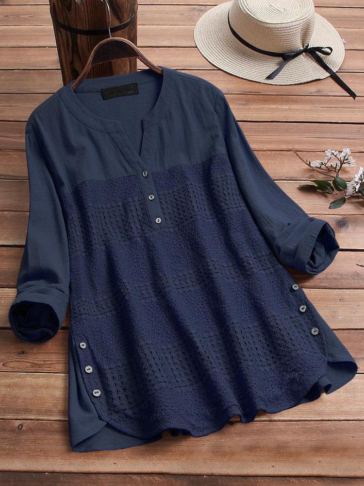 Casual Solid Color Long Sleeve Shirt