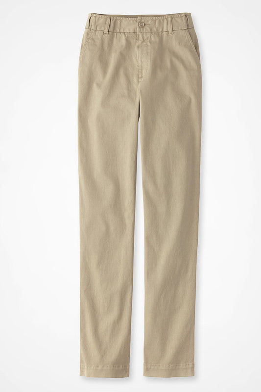 Hidden Stretch-Waist Chinos