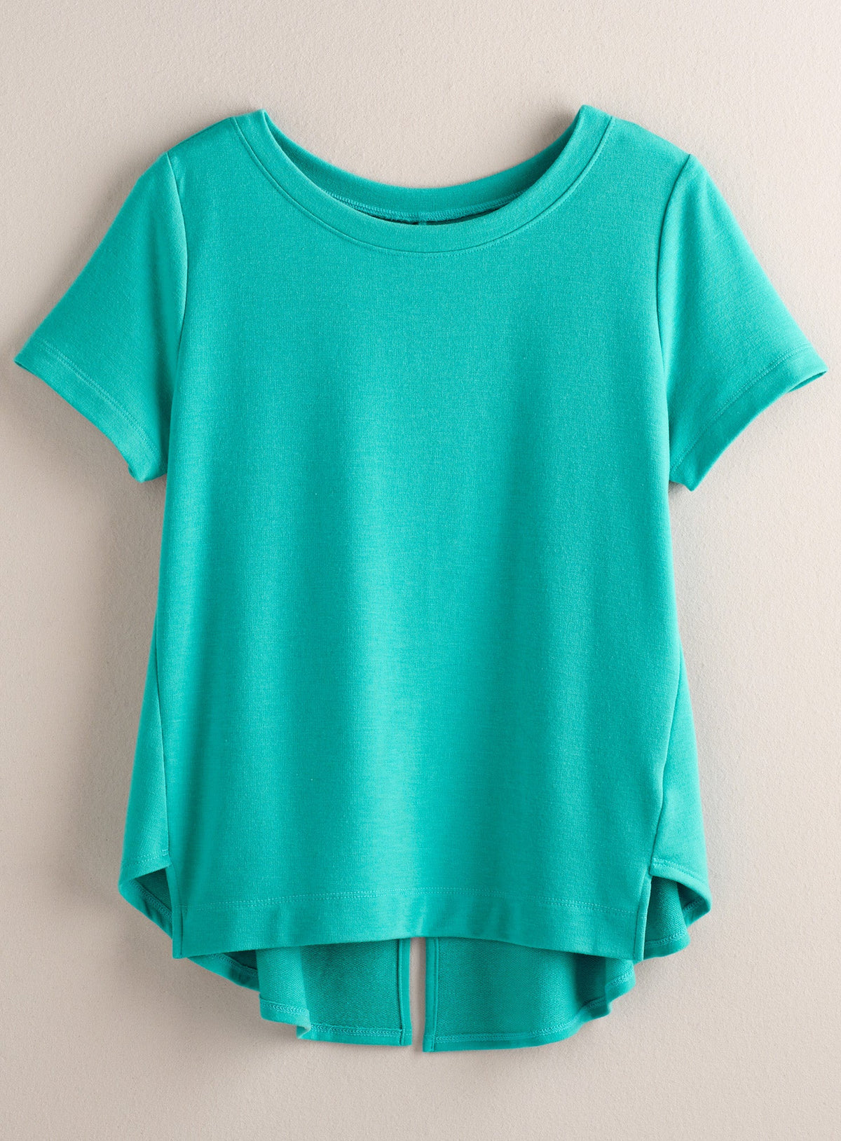 Swingy Slit-back Tee