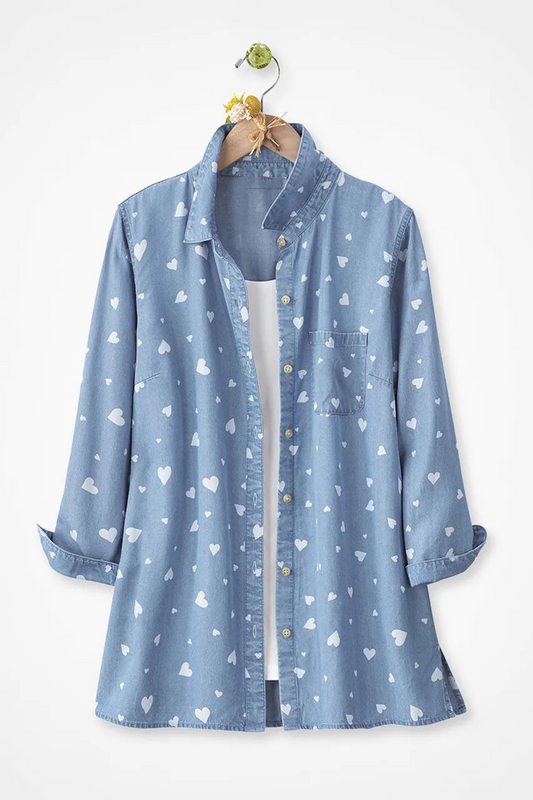Scattered Hearts  Big Shirt