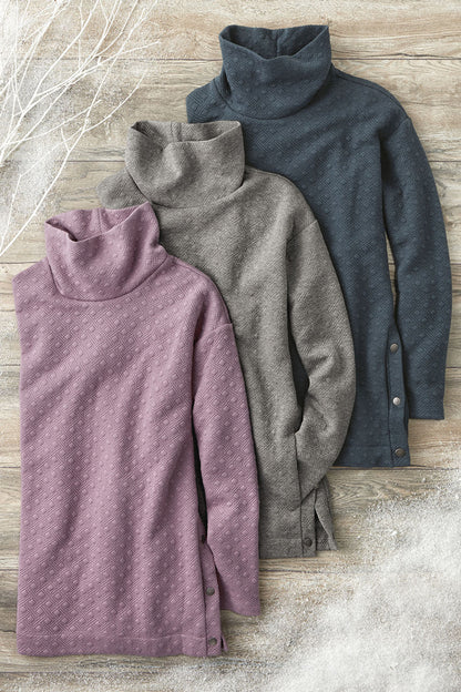 Textured Jacquard Tunic