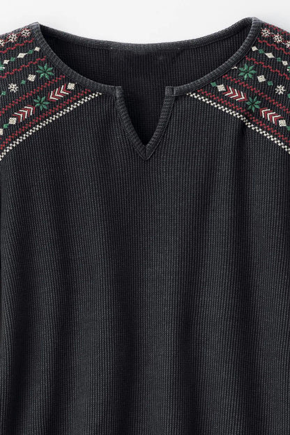 Wintertide Waffle Tee
