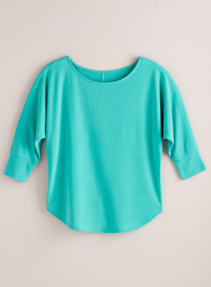 Bateau Dolman-sleeve Top