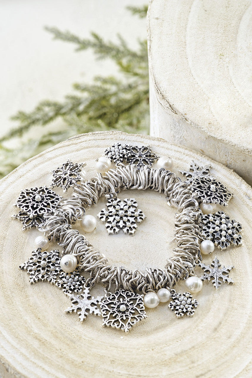 Snowflake Charm Bracelet
