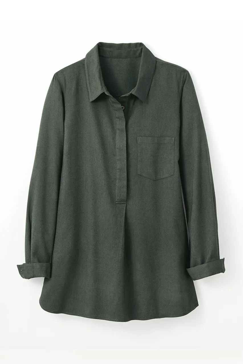 Heathered Popover (solid)