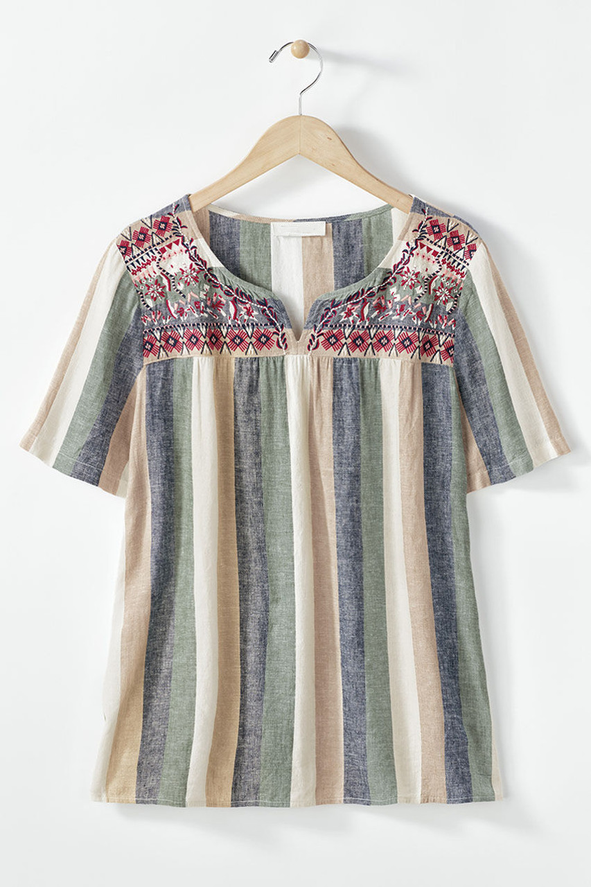 Sandia Striped Top