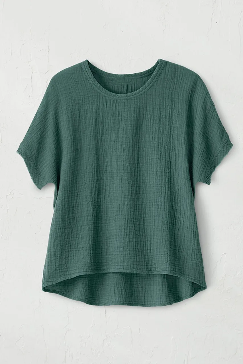 Summer Breeze Gauze Dolman Top