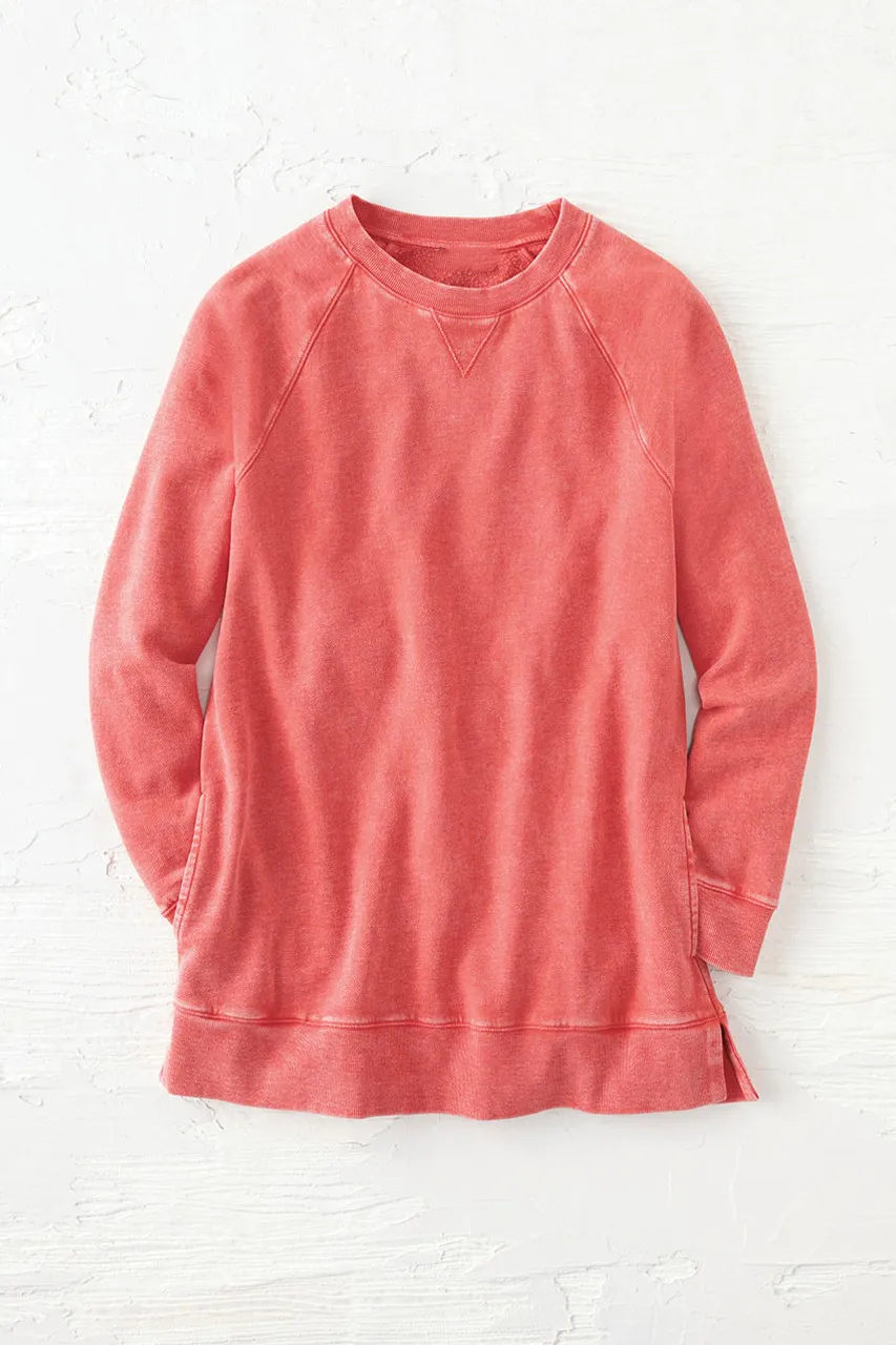 Colorwash Tunic Sweatshirt