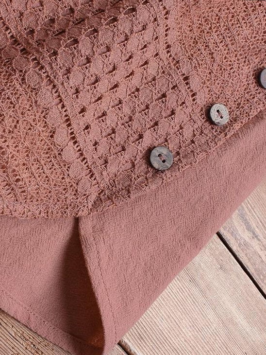 Casual Solid Color Long Sleeve Shirt