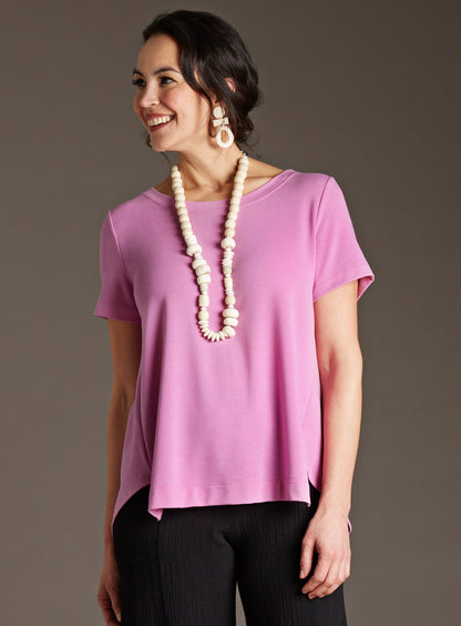 Swingy Slit-back Tee
