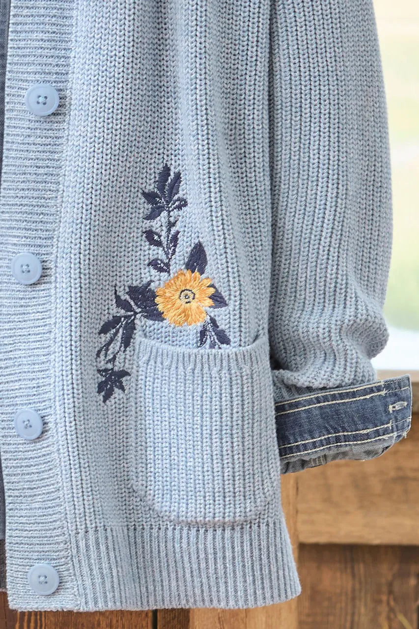 Sunlit Petals Cardigan