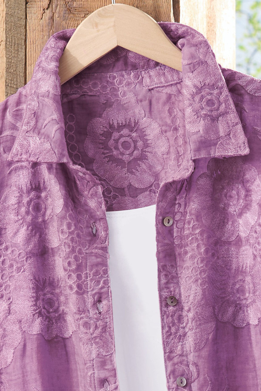 Lace Impressions Vintage-Wash Tunic