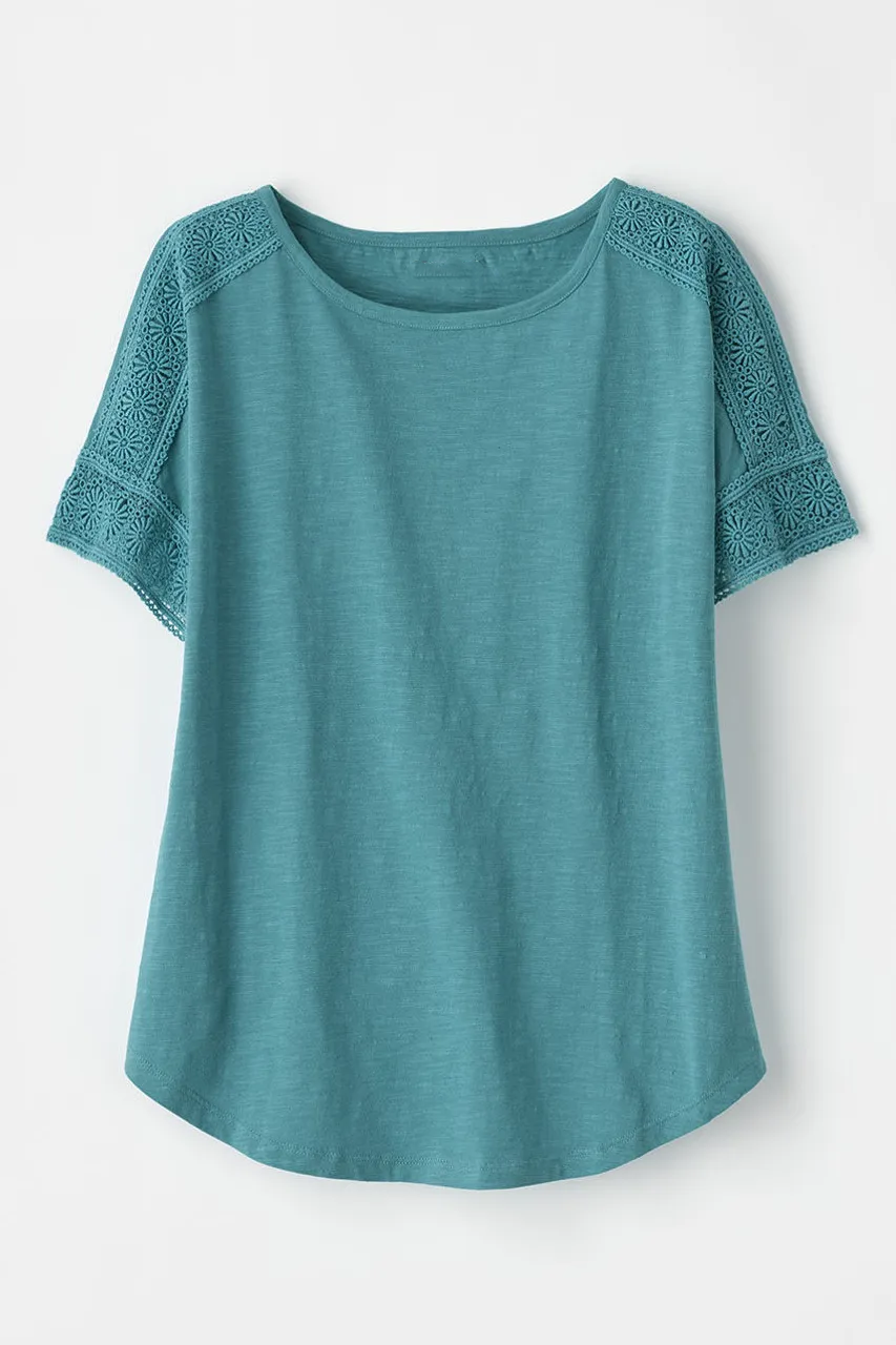 Little Lace 100% Cotton Tee