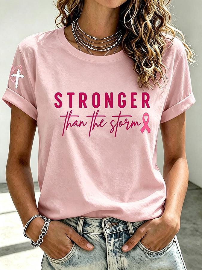Women's Breast Cancer Faith T-Shirt