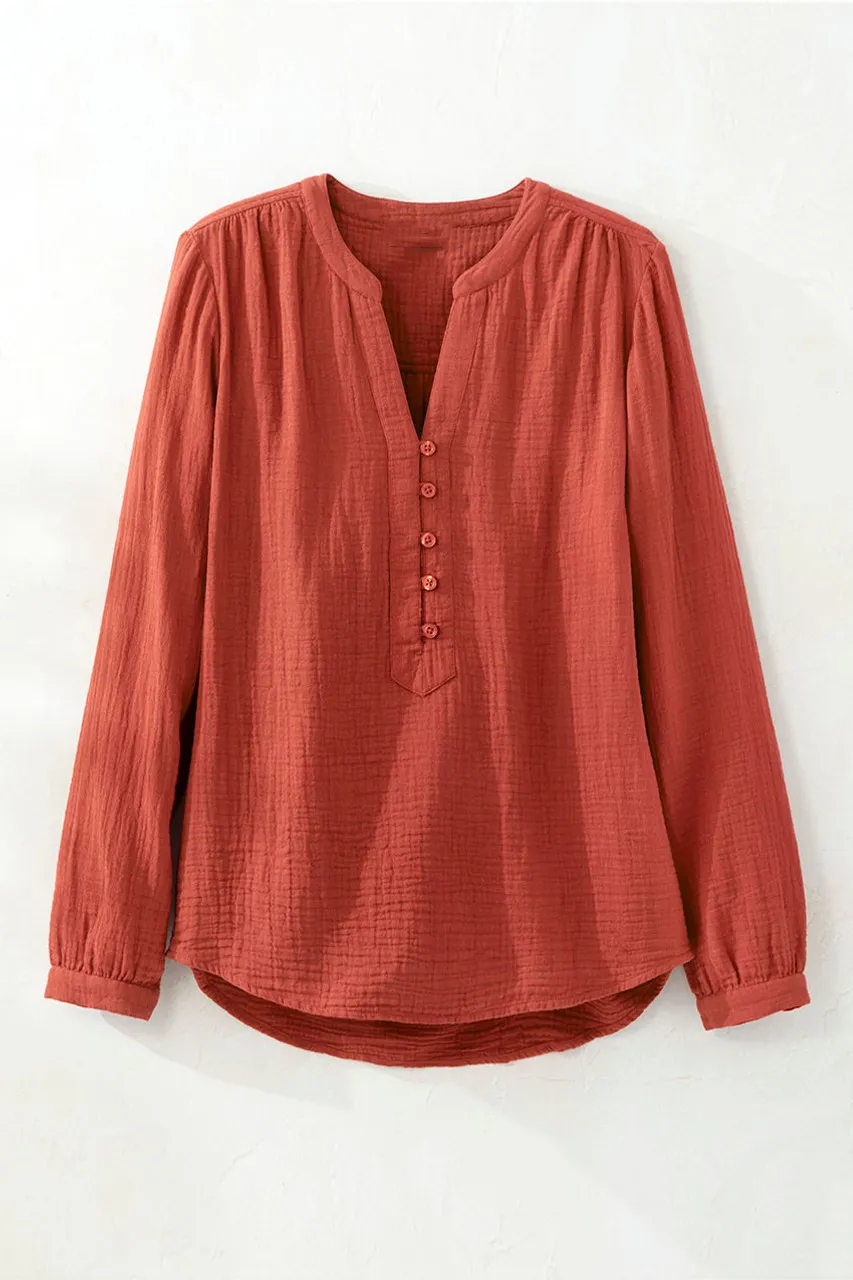 Summer Breeze Gauze Pullover