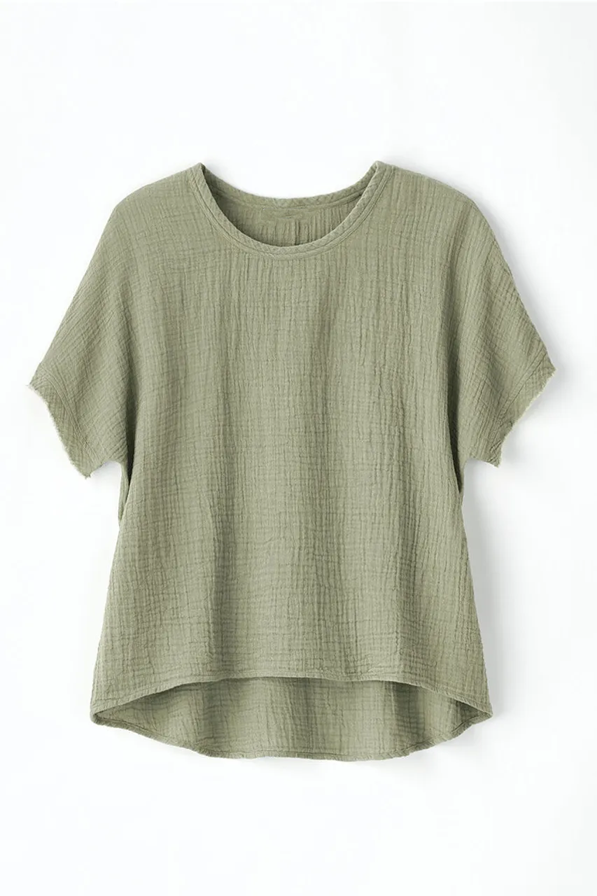 Summer Breeze Gauze Dolman Top