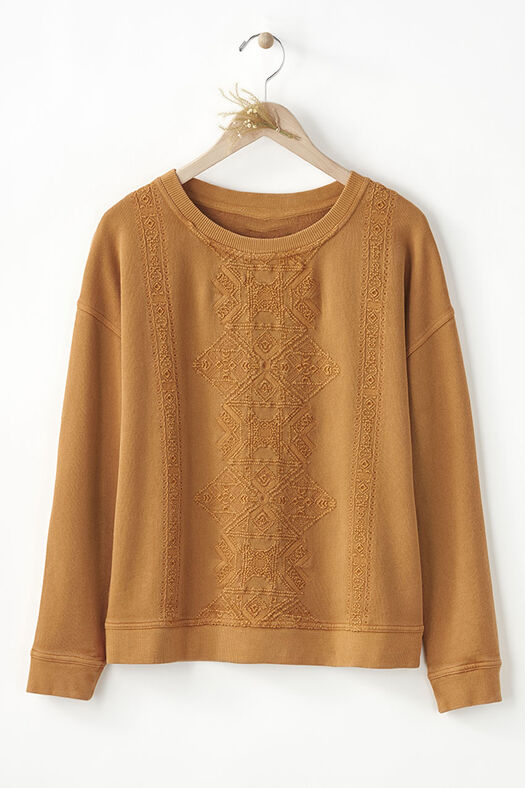Casa Mia Geometric embroidery Sweatshirt 3 Colors