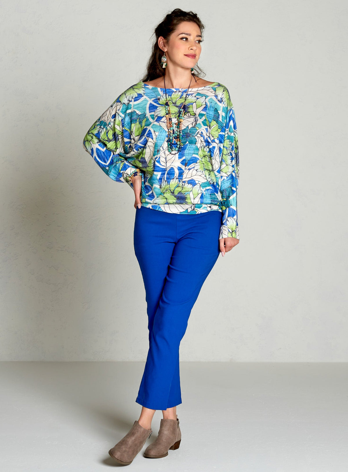 Kick It Up Flat Front Pants