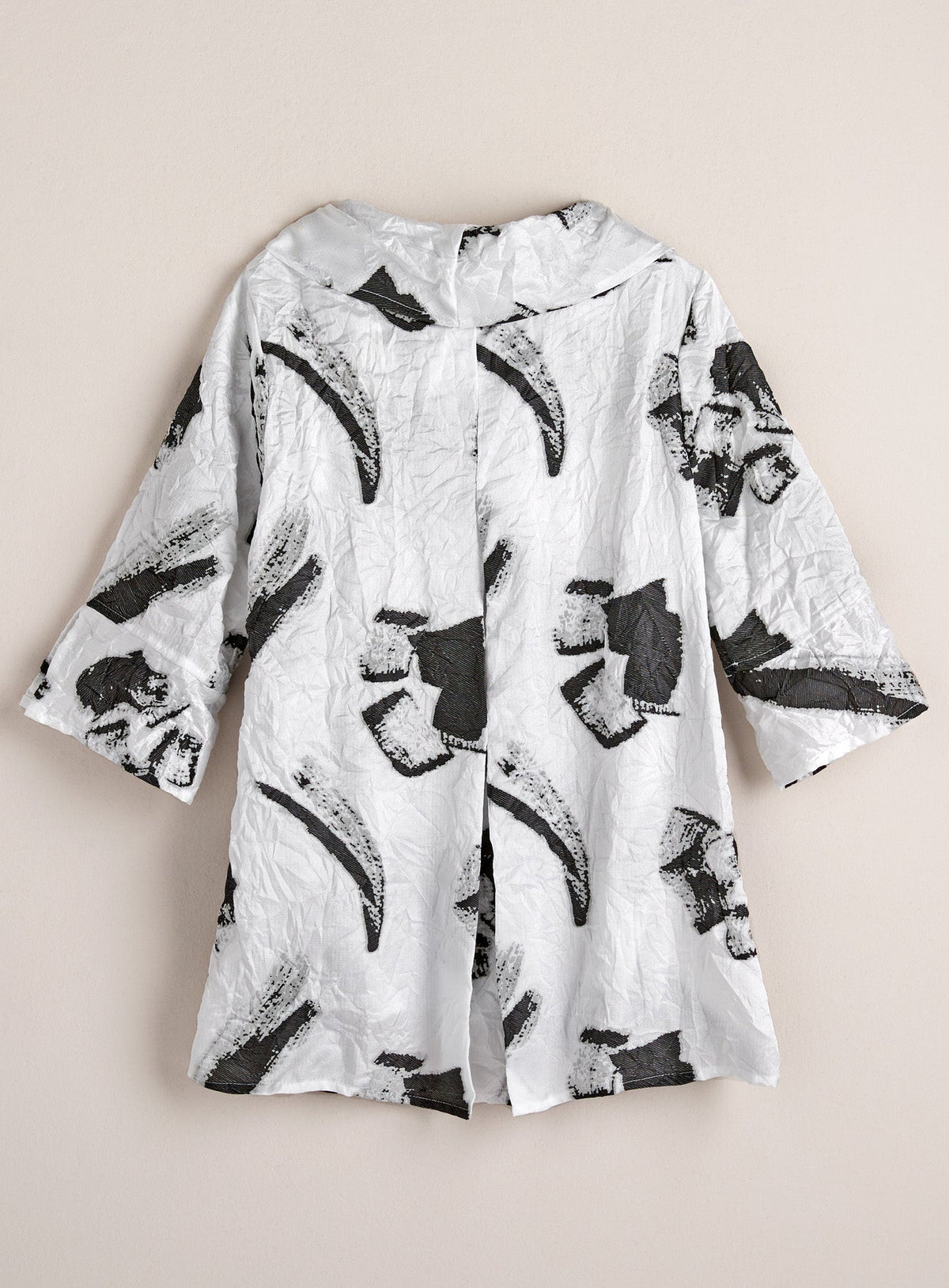 Airflow Crinkle Tunic - Black Ink