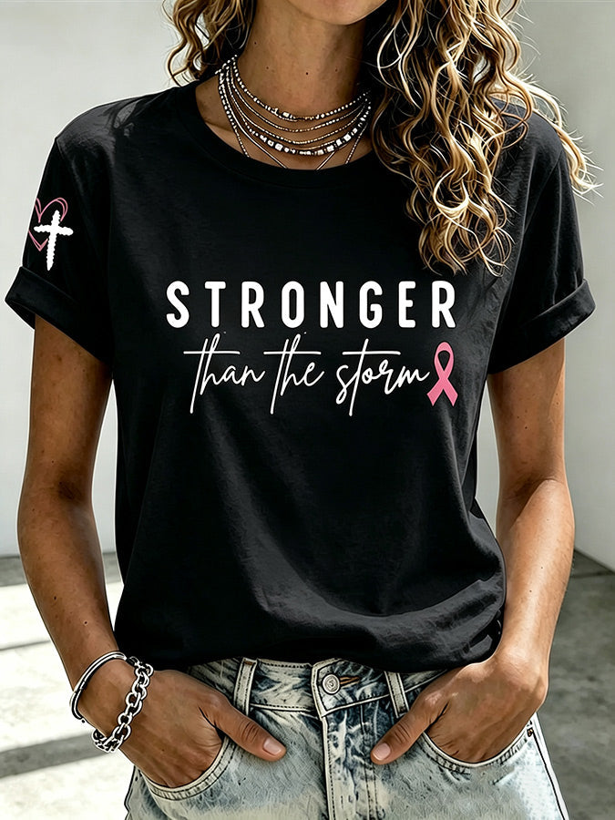 Women's Breast Cancer Faith T-Shirt