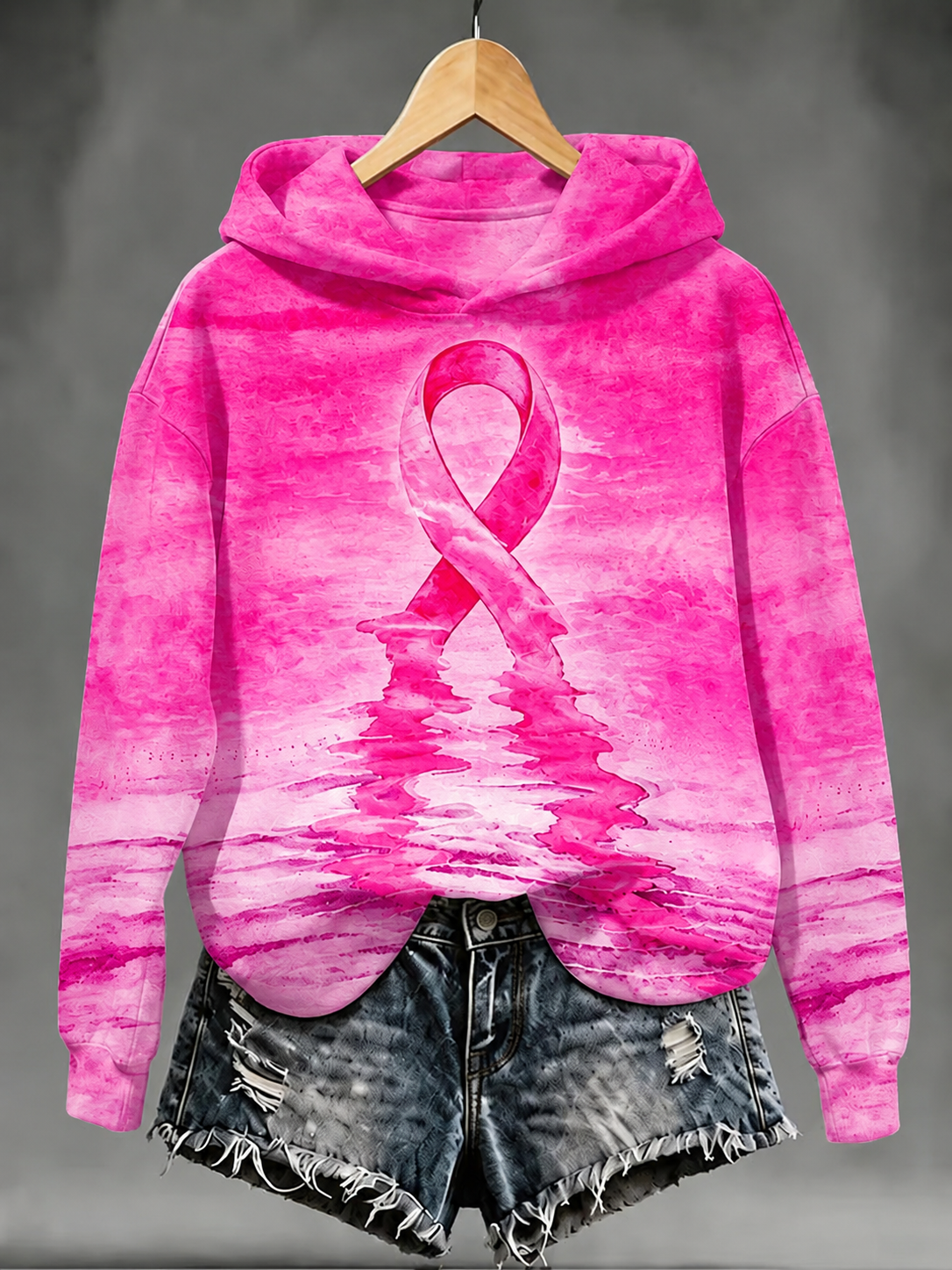 Women'S Breast Cancer Regular Sweatshirt