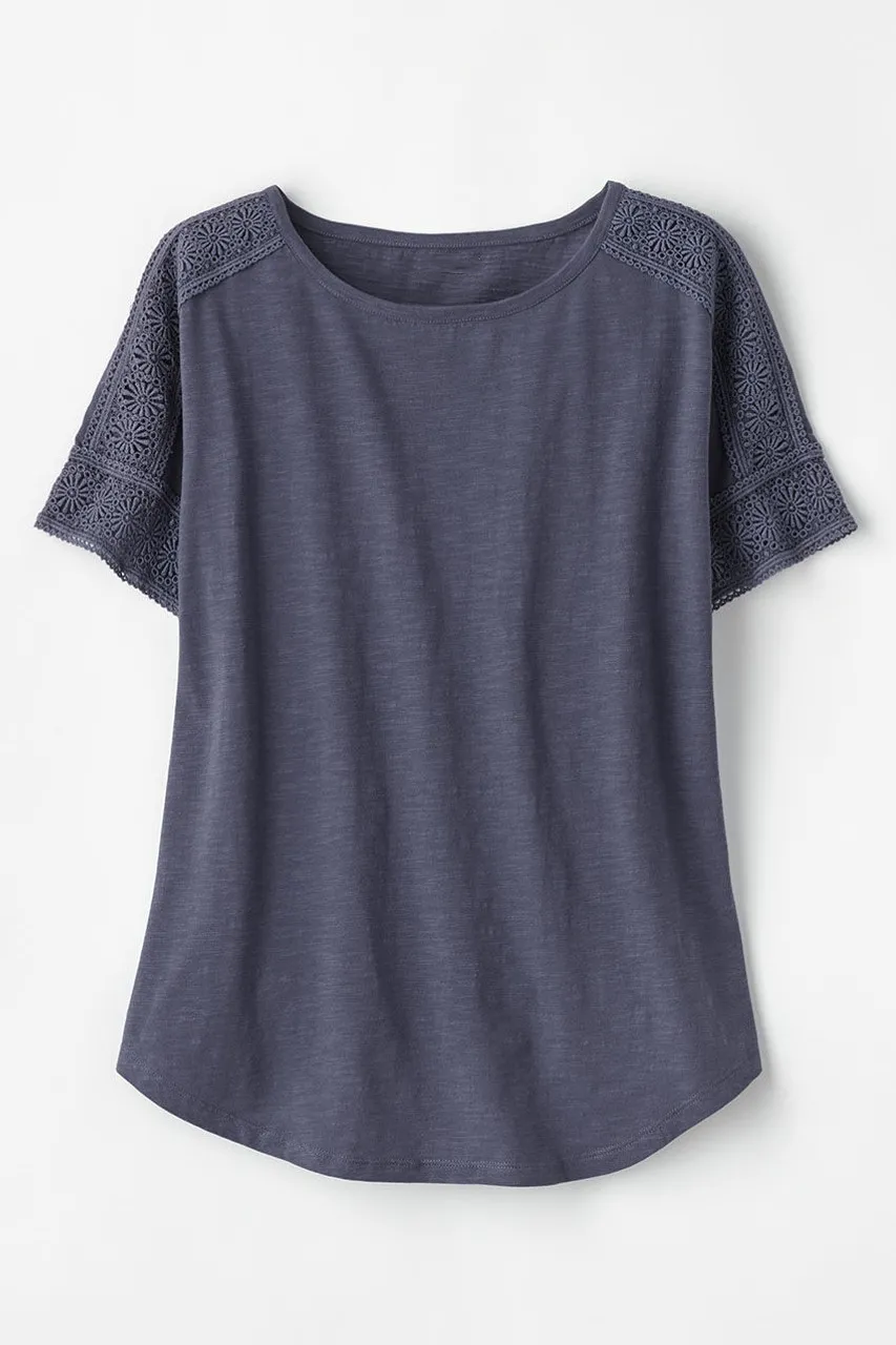 Little Lace 100% Cotton Tee