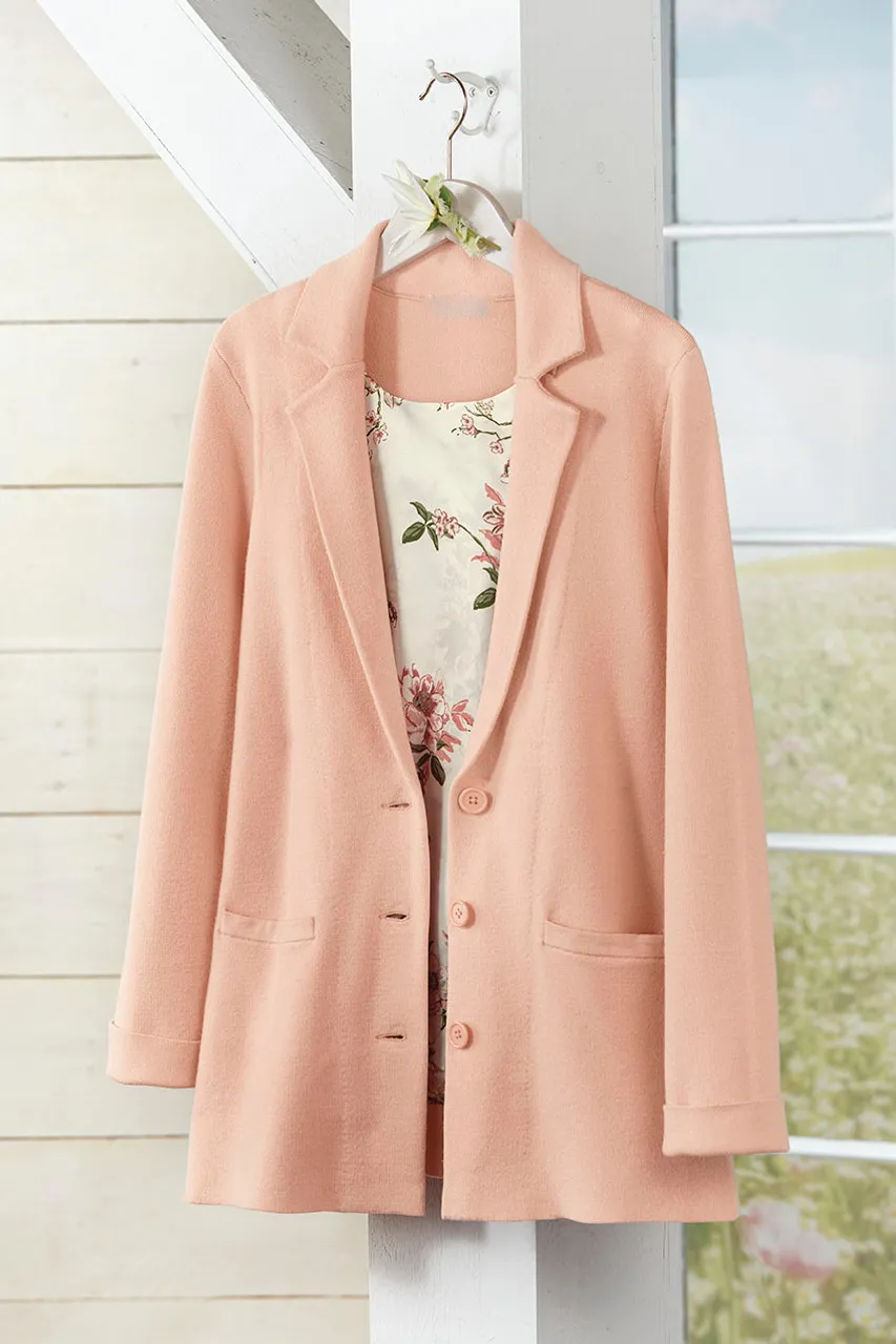 Knit Boyfriend Jacket