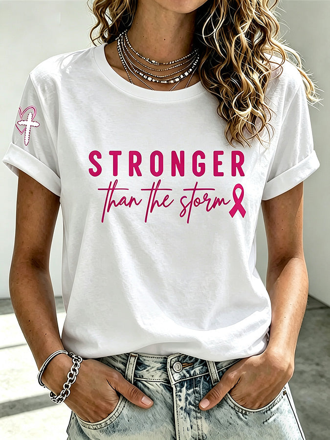 Women's Breast Cancer Faith T-Shirt