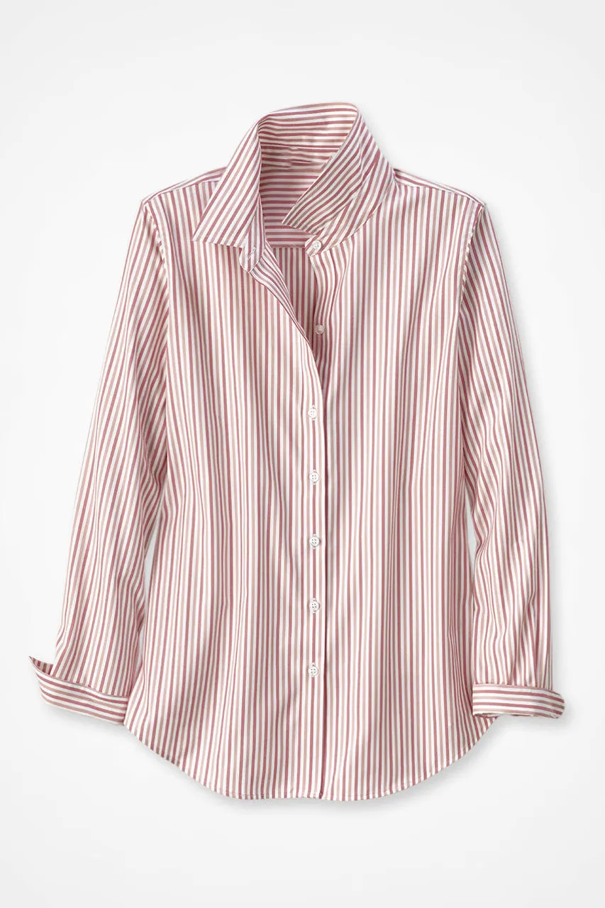 Candy Stripe (Long Sleeve) No Iron Shirt