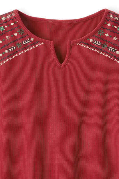 Wintertide Waffle Tee