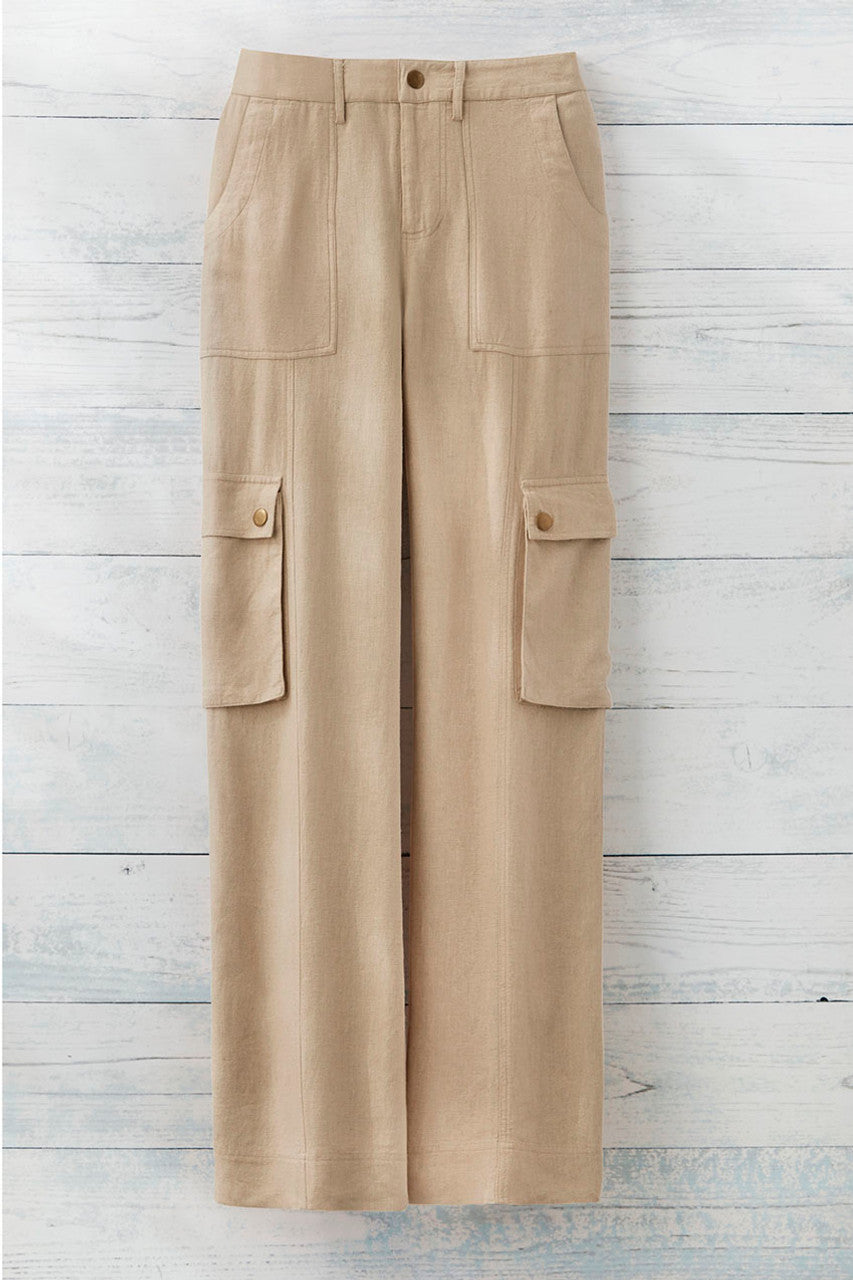 Soft-Drape Cargo Pants