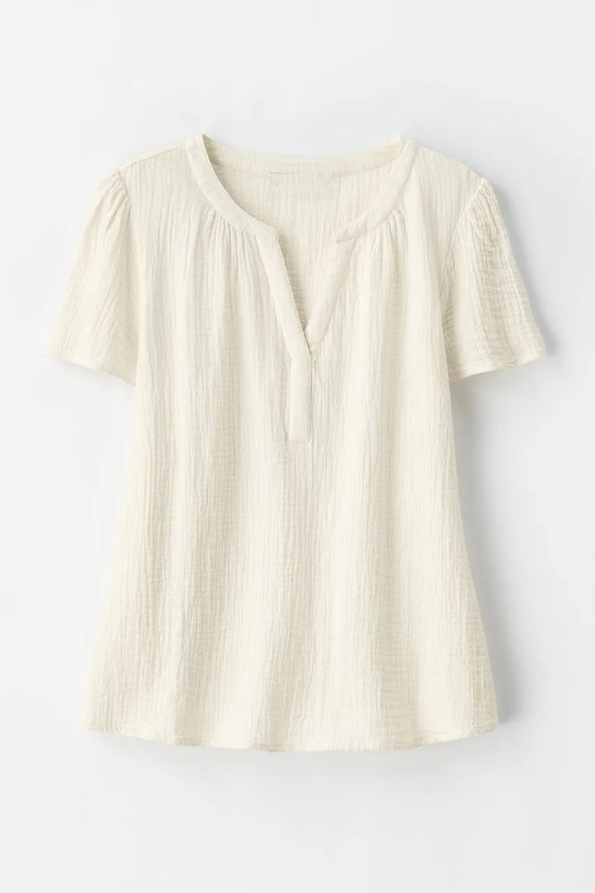 Summer Breeze Flutter Sleeve Top