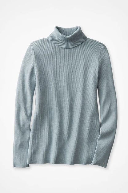 Ribbed Turtleneck Sweater